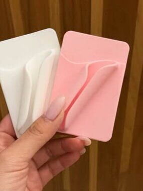 Adhesive 3M Silicone lipstick holder for phone case